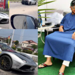 Raphael2kriss, CEO of Meta Mining Club, was Spotted Driving A ₦200 Million Ferrari 488 Spider In Lagos