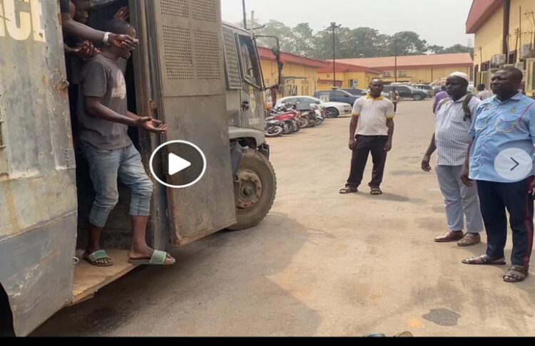 Lagos Taskforce Apprehends Notorious Highway Gang Targeting Truck Drivers