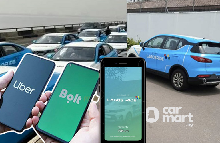 LagosRide, Uber, And Bolt