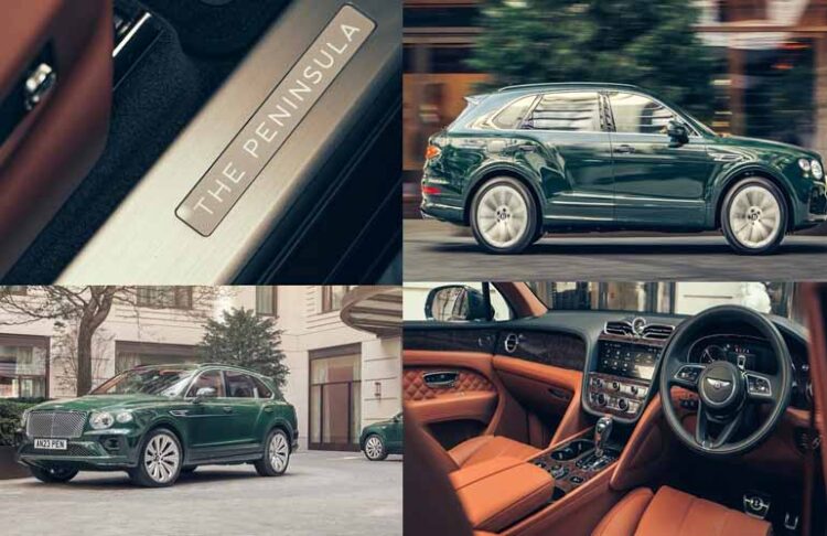 London Hotel Commissions Bentley Bentayga Mulliner SUVs As Hotel Taxis