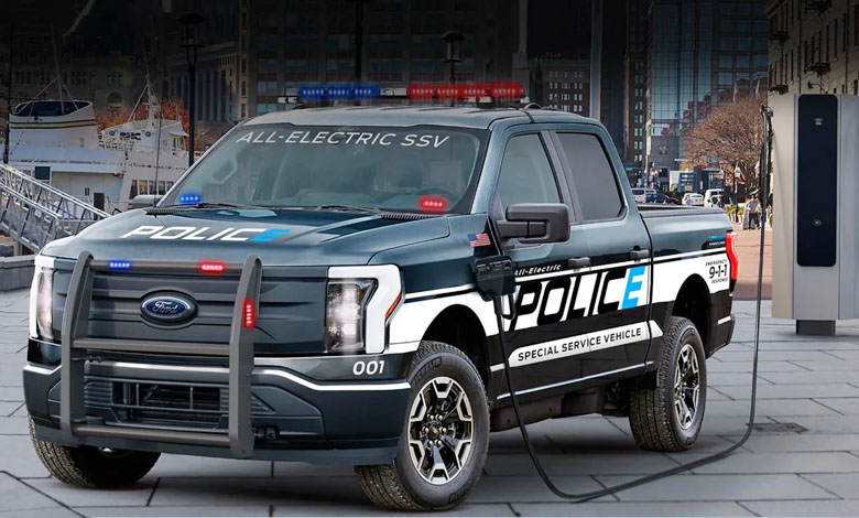 Ford unveils all-electric 2023 F-150 Lightning Pro SSV built for the police