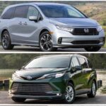 2022 Toyota Sienna and 2022 honda odyssey