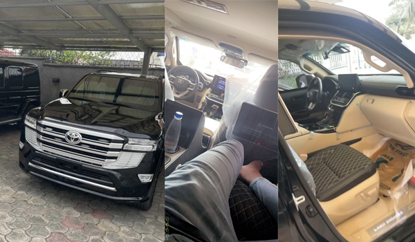 Man Like Chico buys 2022 Toyota Landcruiser worth N110 million