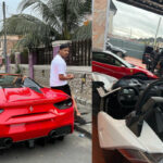 Man like Chico flaunting his 2018 Ferrari 488 Spider COST 290 million