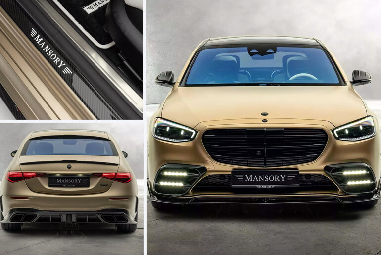 Mansory Mercedes-Benz S 580 is finished in a special shade from the German marque dubbed Kalahri Gold