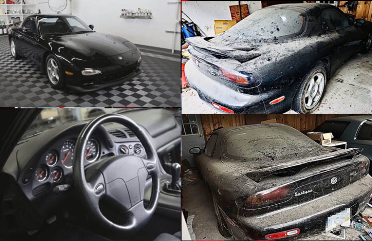 Mazda RX-7 Worth ₦75 million Discovered After It Was Neglected For 23 Years