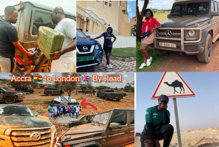 Meet Nana Afua Serwaa, the Only Female Member of the Ghana-to-London by Road Trip