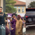 Miss Universe Mitchel Ihezue receives a brand new Range Rover SUV wedding gift from her stepchildren
