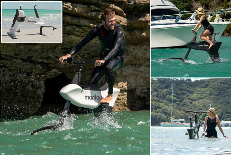 This Is The World’s First Water E-bike And It Can Travel 12.4 Miles Per Hour