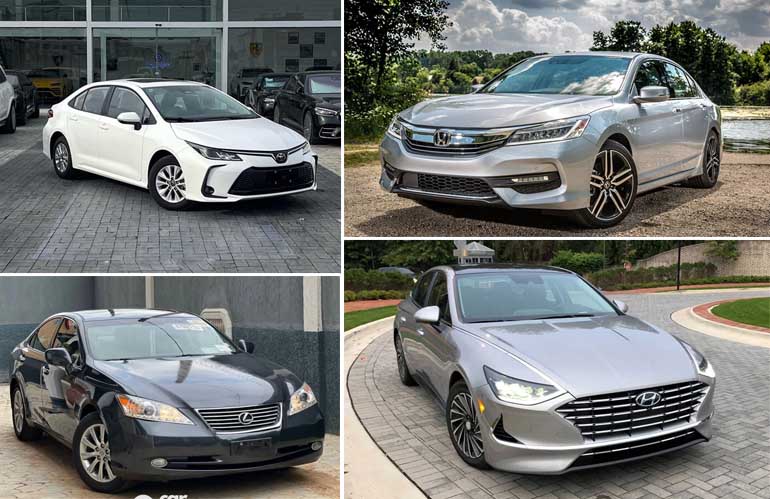 Most Popular Sedan Cars in Nigeria