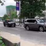 N500 Million naira Bulletproof 2023 Lexus Lx600 Spotted in Lagos raod