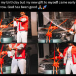 Nasty Blaq Gift himself a Range Rover ahead of his birthday