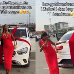 Nigeria lady Splashes over N70Million to gift herself a Mercedes Benz GLC Coupe