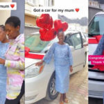 Nigerian Lady Buys New Car For Her Mum, Melts Hearts in Video