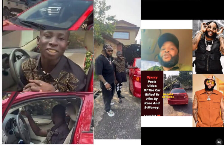 Nigerian Man BlastKcee and E-Money For Buying a Toyota Corolla for Ojazzy