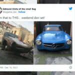 Nigerian Man Rebuilds Old-Looking 1956 Mercedes Benz 190SL