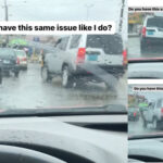 Nigerian Man Shares A Major Pet Peeve About Driving During Rainy Season