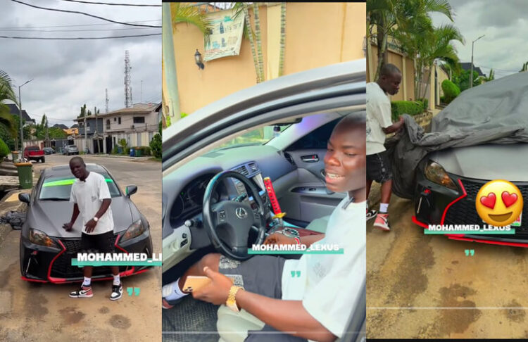 Nigerian Man Upgrades His Lexus IS, Changes Gear, Tints Glass & Puts New Rims