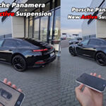 Nigerians React As They Spot The New Porsche Panamera That Bounces When Controlled With an iPhone