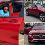 Nollywood Actor Lucky Oparah Gushes Over Self As He Acquires an Expensive New Car, A GLC 300 4matic