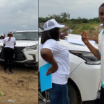 Ola of Lagos Drives a Lexus SUV Worth Millions to Sign New Land Deal