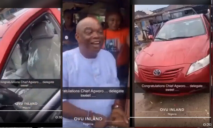 A Party Delegate Flaunts Luxury Car After Primary Election Ends, Nigerians React