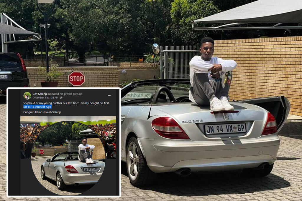 People React As 16-Year-Old Boy Buys First Car - Mercedes Benz SLK 350