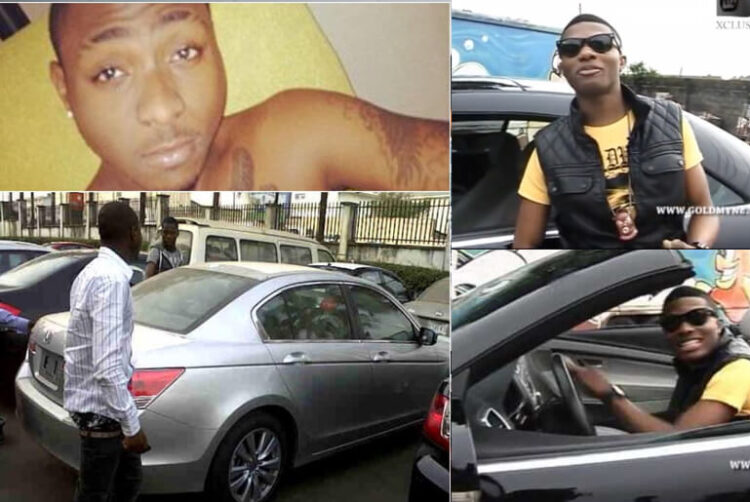 Photo Shows Davido’s 1st Car, Wizkid’s Old Convertible Spotted