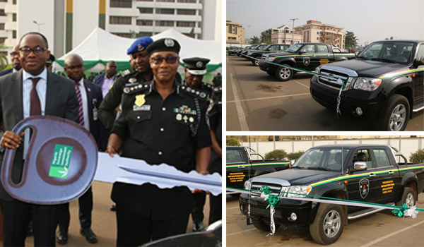 Police Receives 16 Innoson Pickups for enhanced surveillance patrol and crime prevention along Kaduna-Abuja-Kano expressway