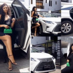 Popular Instagram Influencer Njidekah splashes over N20Million as she buys herself her dream Car, A Lexus RX 350 SUV