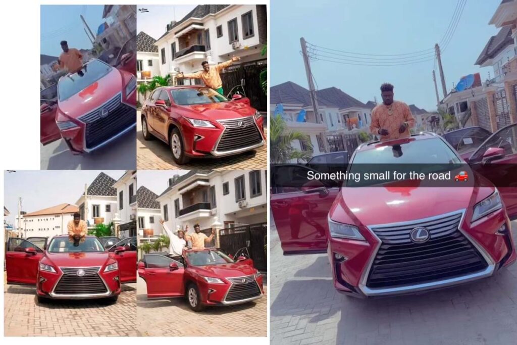 Popular Prankster, Untouchable, splashes over ₦25 million on a Lexus RX 350