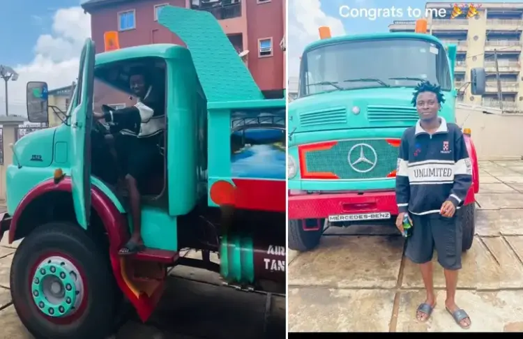 Self-Made Nigerian Big Boy Splashes Millions on a Mercedes-Benz Truck