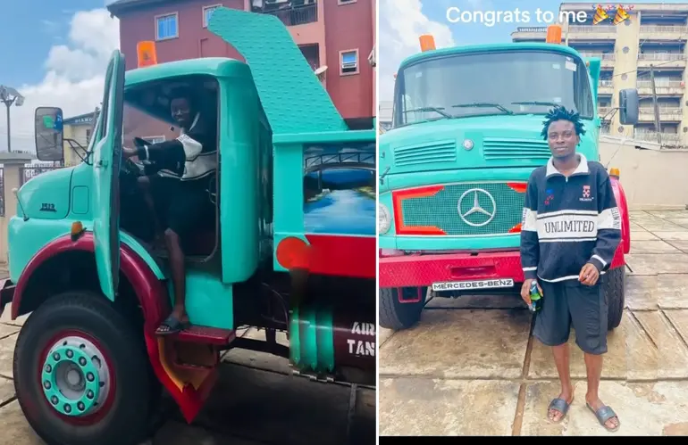 Self-Made Nigerian Big Boy Splashes Millions on a Mercedes-Benz Truck