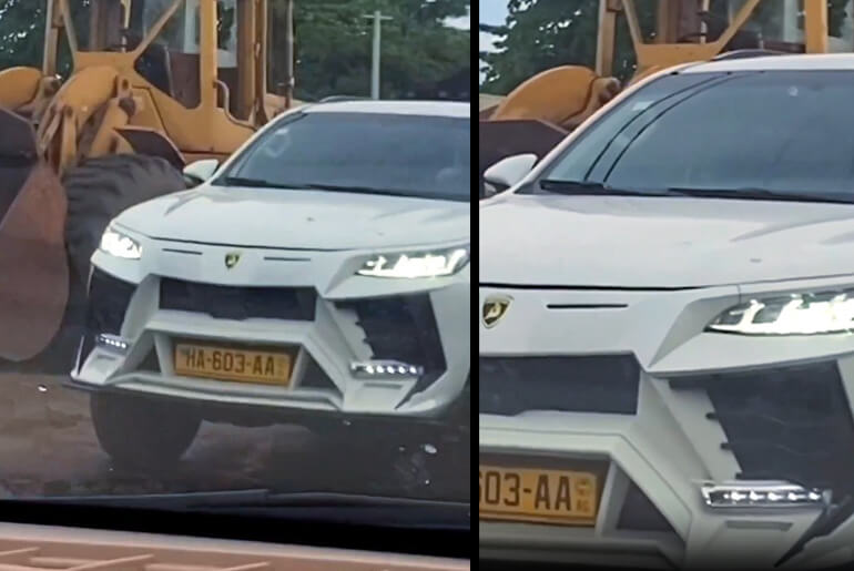 Reaction As A Toyota SUV Is Spotted In A Lamborghini Body