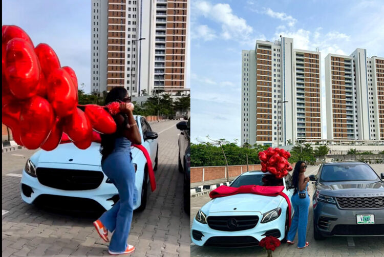 Reaction As Popular Skincare Plug, Vinah Splashes ₦27 Million On Brand New Benz