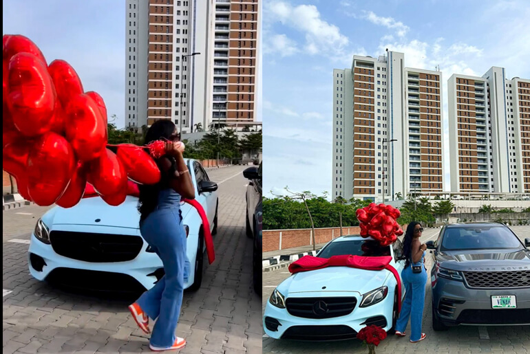 Reaction As Popular Skincare Plug, Vinah Splashes ₦27 Million On Brand New Benz
