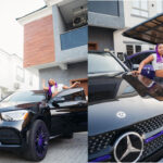 Singer Guchi splashes over N60Million as she buys herself a brand New Mercedes Benz GLC 300 Coupe