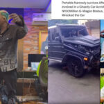 Singer Portable Speaks Up After Surviving Ghastly Accident with his Brabus G-Wagon Worth N100 Million