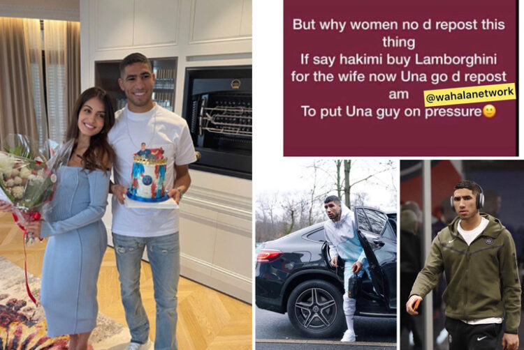 Social Media User Reacts To The Viral News Of Hakimi & His Wife