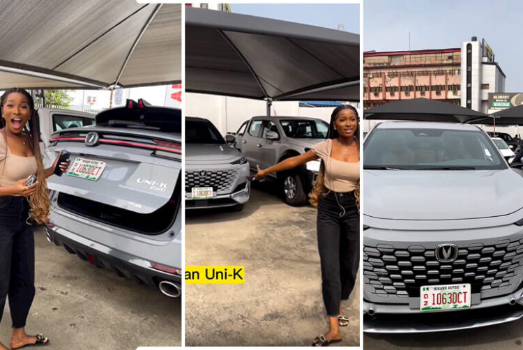 Social Media Users React As Actress Jemima Osunde Takes A Trip To Mikano Motors Abuja