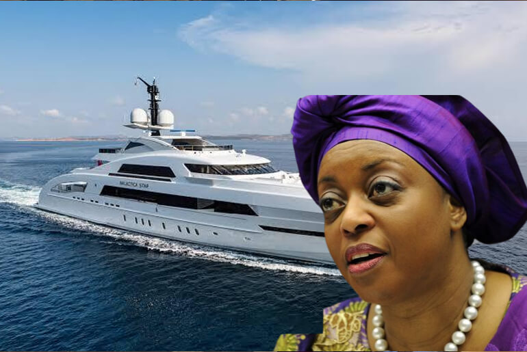 Social Media Users React As US Reveals Diezani Alison-Madueke Used Proceeds Of Fake $100 Million Contract Also To Buy A $50 Million 65-Meter Superyacht