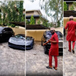 SuperCars Shows Off Davido Garage Tag as Wizkid's Own