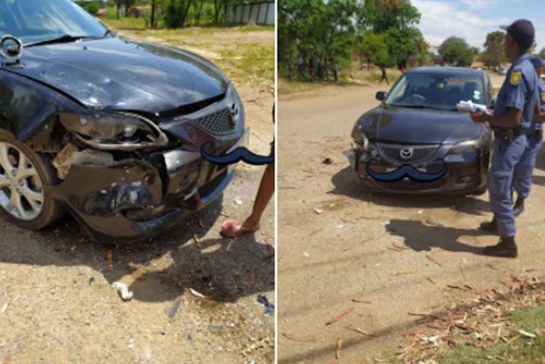 Husband allegedly smashes wife's car over leaving him in South Africa