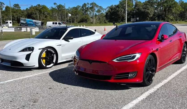 The Electric Porsche Taycan is outselling both the 911 and the Tesla Model S