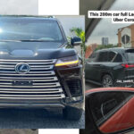 The Moment A Lexus LX 600 Was Spotted Driving Through Lagos Streets