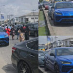 The Moment A Man Who Drove His N330 Million Lamborghini Urus to Church Was Spotted