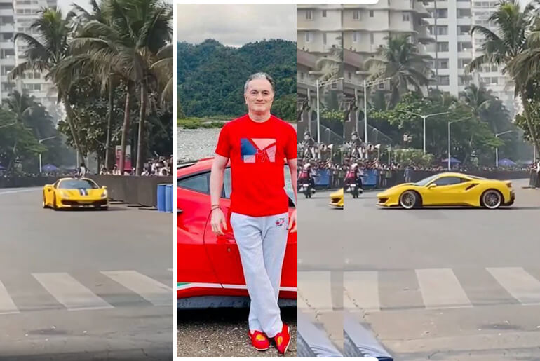 “Incoming Lawsuit From Ferrari”: The Moment An Indian Billionaire Does Donuts In His Million Dollar Ferrari Pista