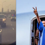 The Moment Bola Tinubu Convoy worth ₦1 Billion+ Was Spotted As He Returns To Nigerian