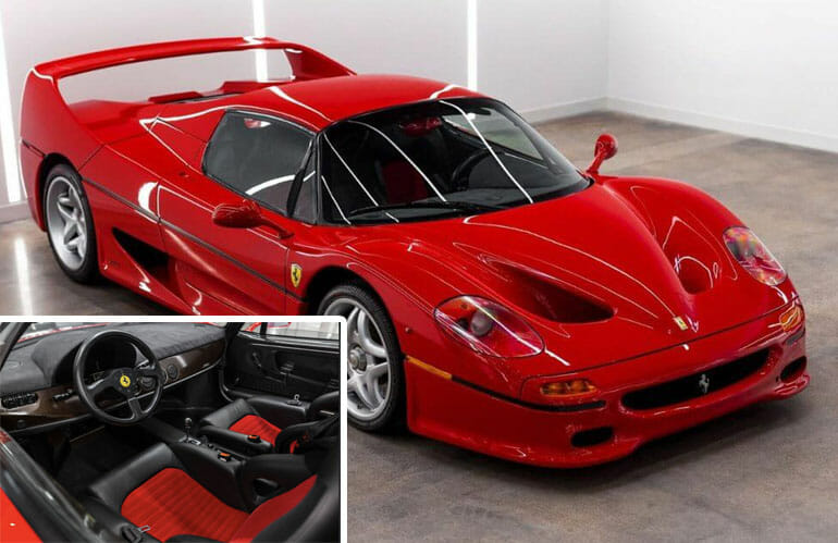 This 1995 Ferrari F50 With Only 625 Miles Record Sold For ₦3.9 billion