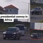 This has to be the longest presidential convoy I have seen in Africa, Tinubu's convoy from Lagos Airport to his house